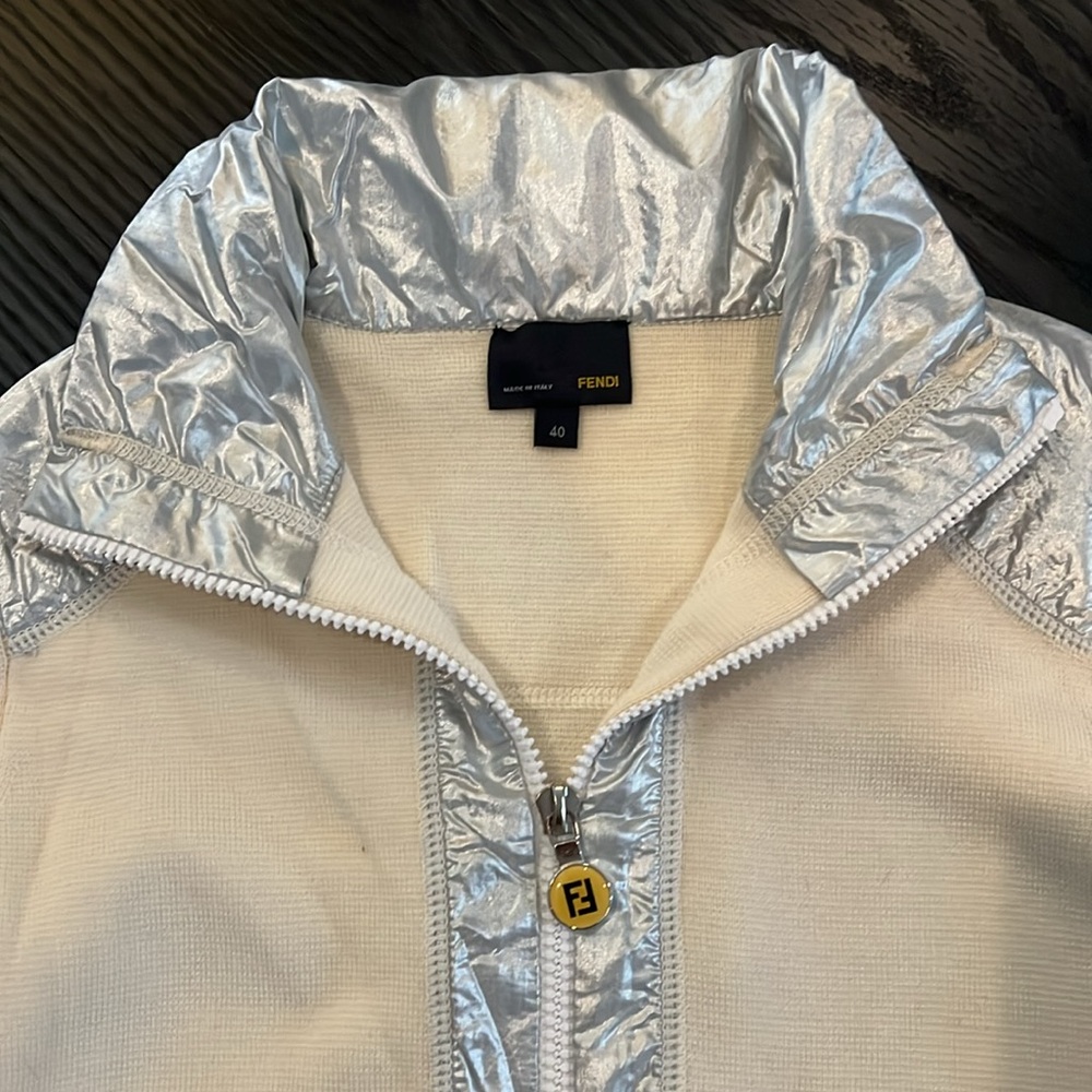 Authentic Fendi 1/4 Zip Swester - image 3